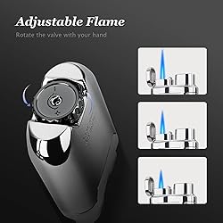 HONEST Torch Lighter Butane Lighter Windproof