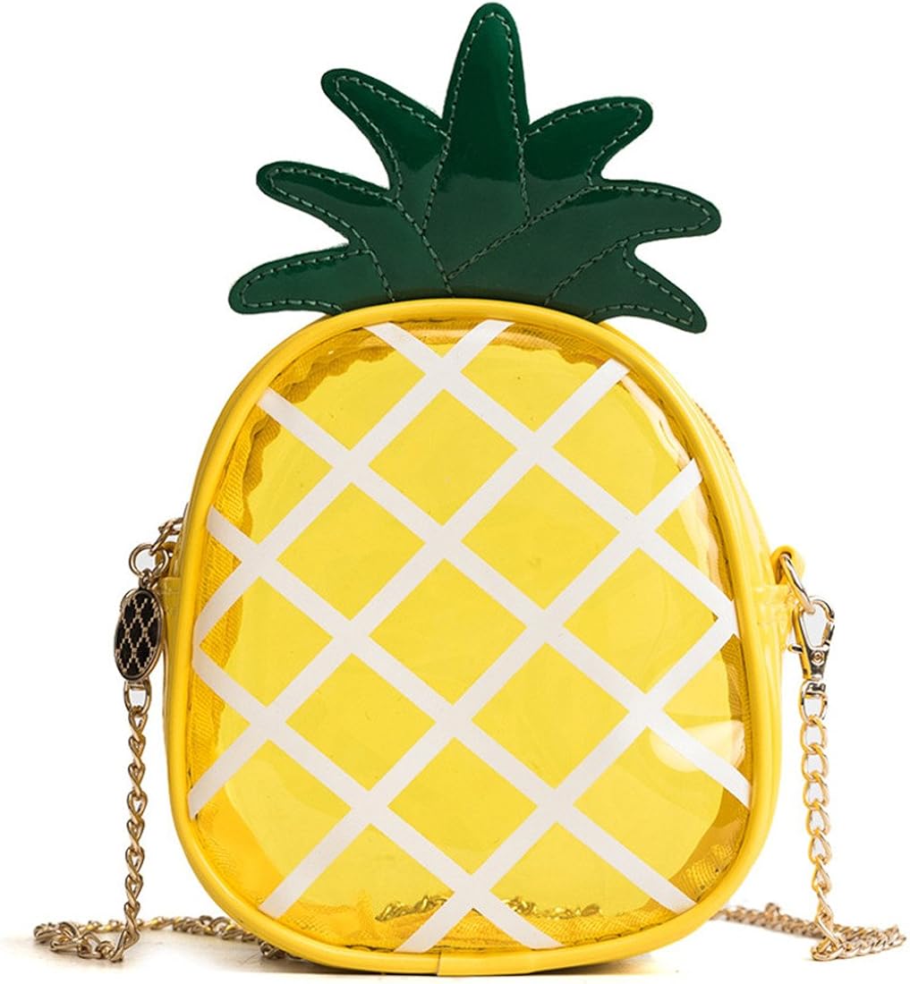 Latest Novelty Cute Pineapple Shape Shoulder Mini Bag for Women