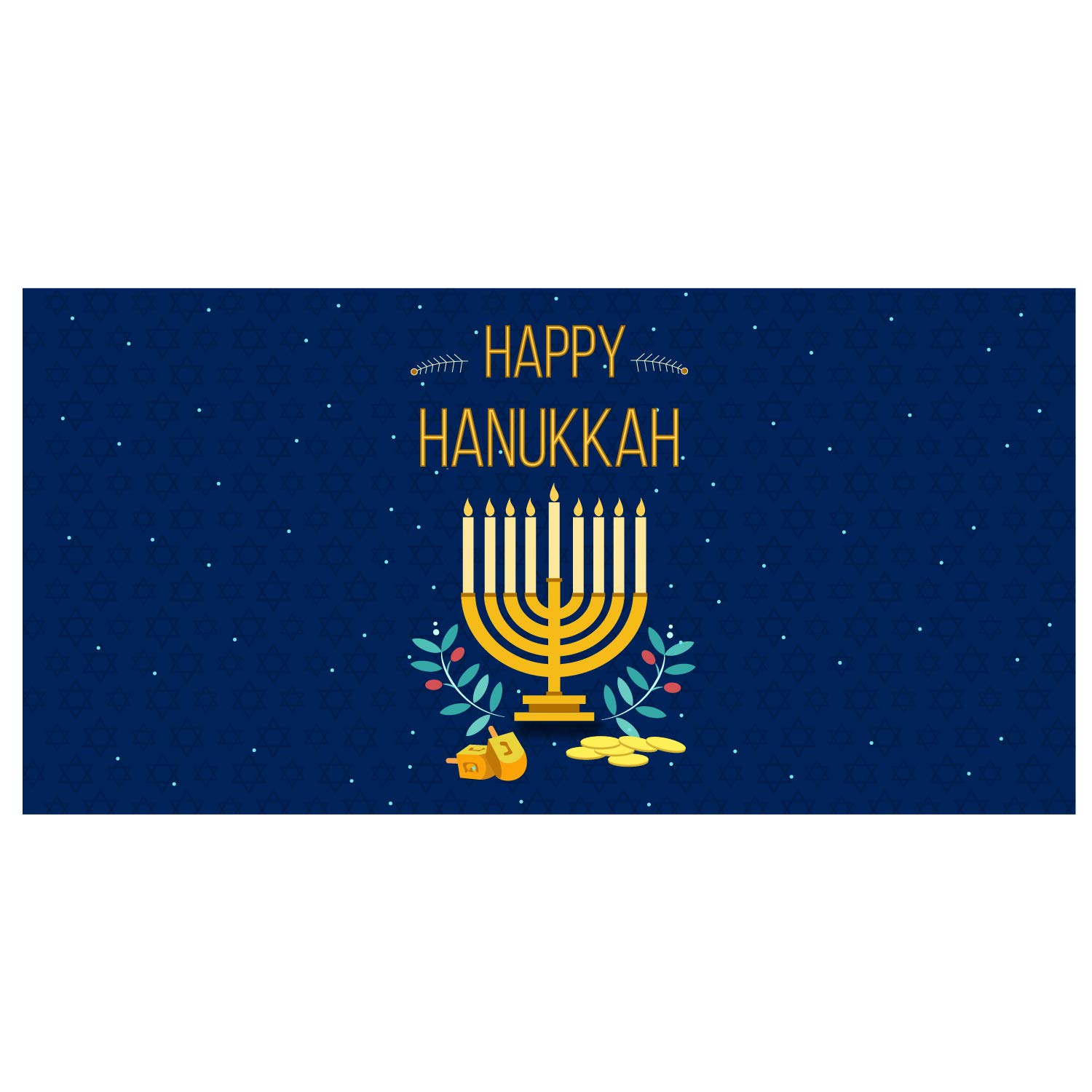 Amazon Com Banner Buzz Make It Visible Happy Hanukkah Theme