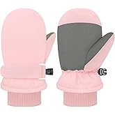 Sarfel Toddler Mittens Waterproof Toddler Gloves Waterproof Baby Mittens Winter Infant Snow Gloves for Kids Girls Boys Infant