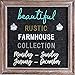 Rustic Felt Letter Board Bundle Farmhouse Vintage Barn Wood Frame and Stand by Felt Creative Home Goods Changeable Message Memo Board 700+ Letter Set Numbers (Brown Frame, Black Felt, 10x10 Inches)