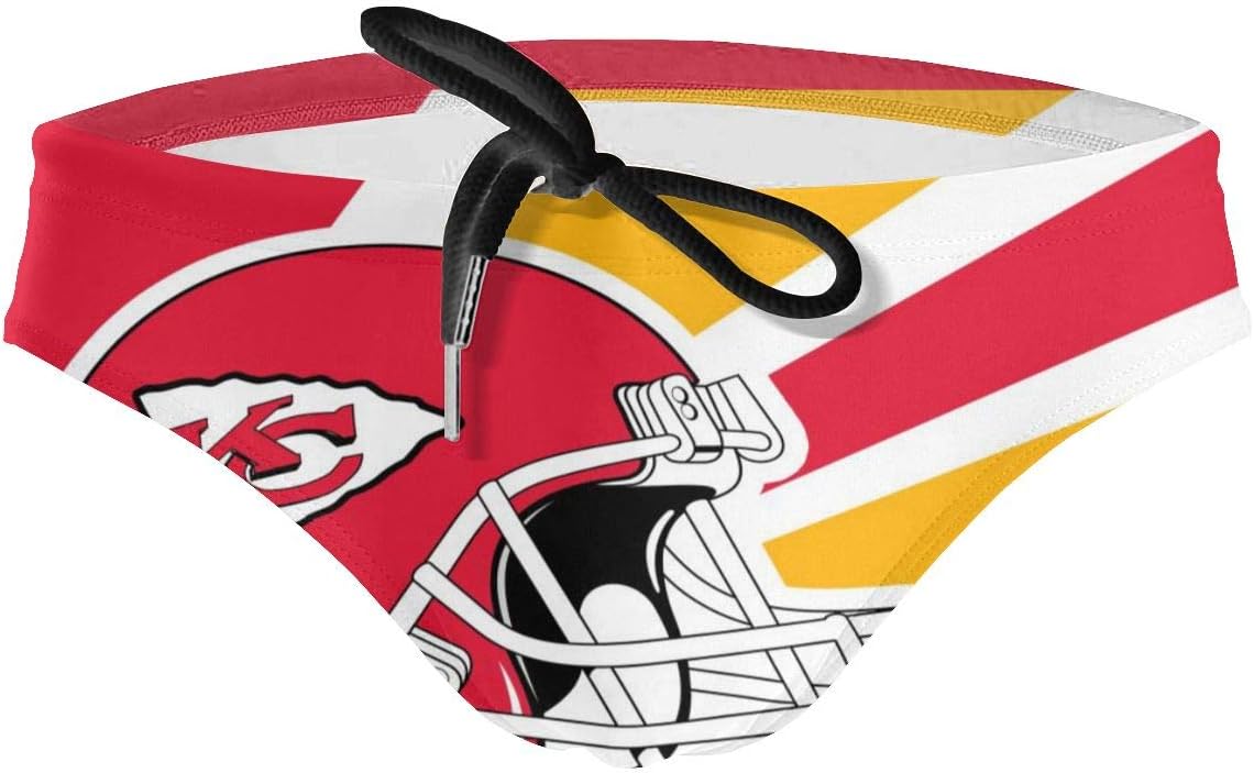 Jacoci Arizona Cardinals Drawstring Sports Swimwear Shorts Swimming Trunks Briefs for Men Surf
