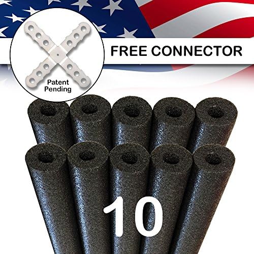 USA Foam Deluxe Foam Pool Swim Noodles - 10 Pack 52 Inch Wholesale Pricing Bulk Pack