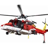 Wbwomoy Military Helicopter Building Blocks Set, 1826 PCS, Age 14+ | Army Heavy-Lift Aircraft Model Kit, Cargo Ramp, Aviation Building Toy, Gift for Men Teens Boys