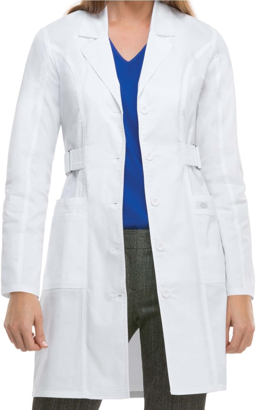 BSF Uniforms Women's Full Sleeve Lab Coat/Apron (White, XX-Large)