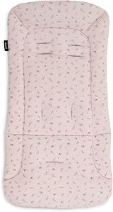 hauck Padded Pushchair Liner Flowers Rose Universal Fit 70 x 37 cm