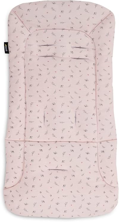 hauck Padded Pushchair Liner Flowers Rose Universal Fit 70 x 37 cm