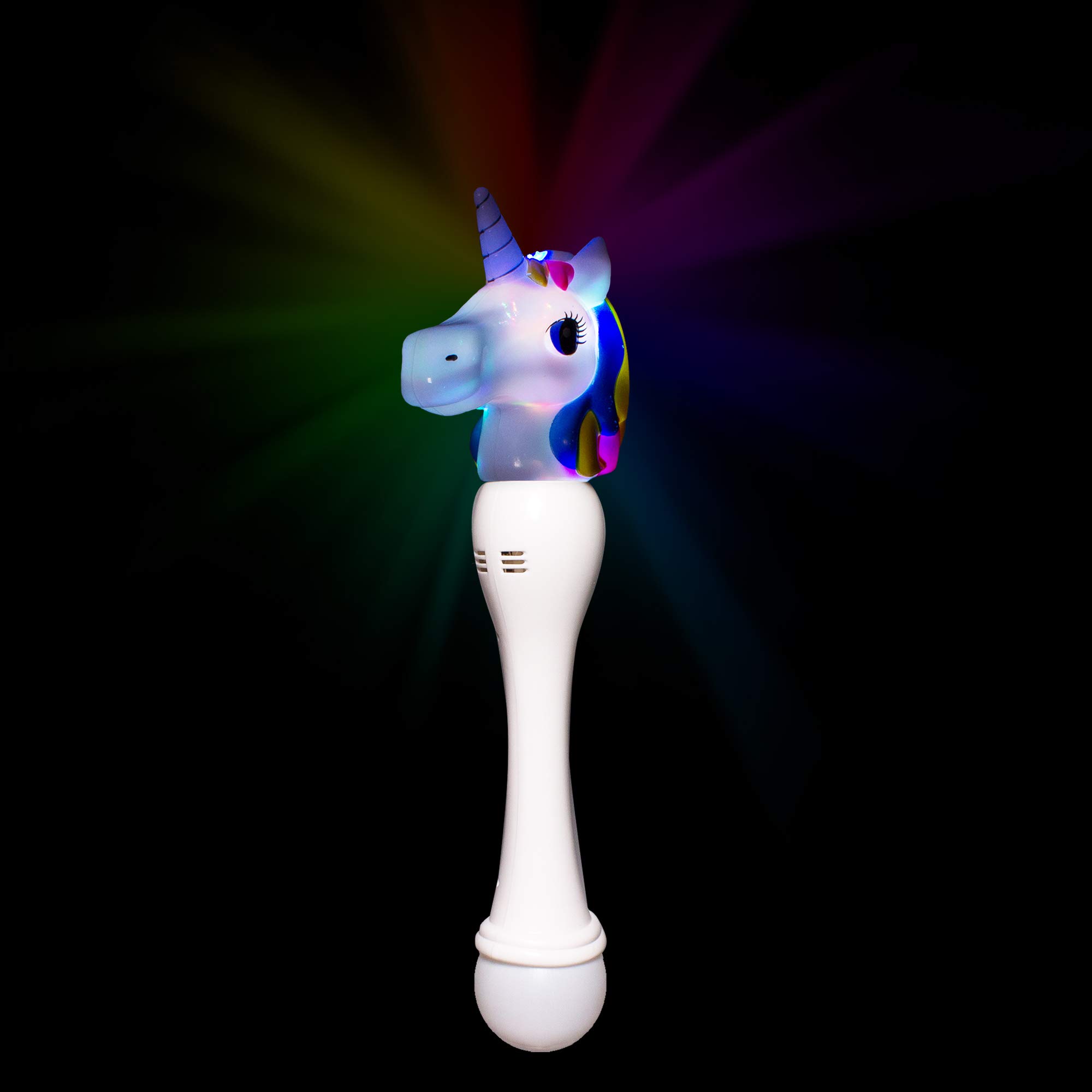 light up unicorn bubble wand