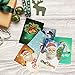 Christmas Cards Assorted - Diamond Painting Christmas Cards Christmas DIY Gift Christmas Greeting Thank You Cards for Holiday, Friends and Family (6 Pack)