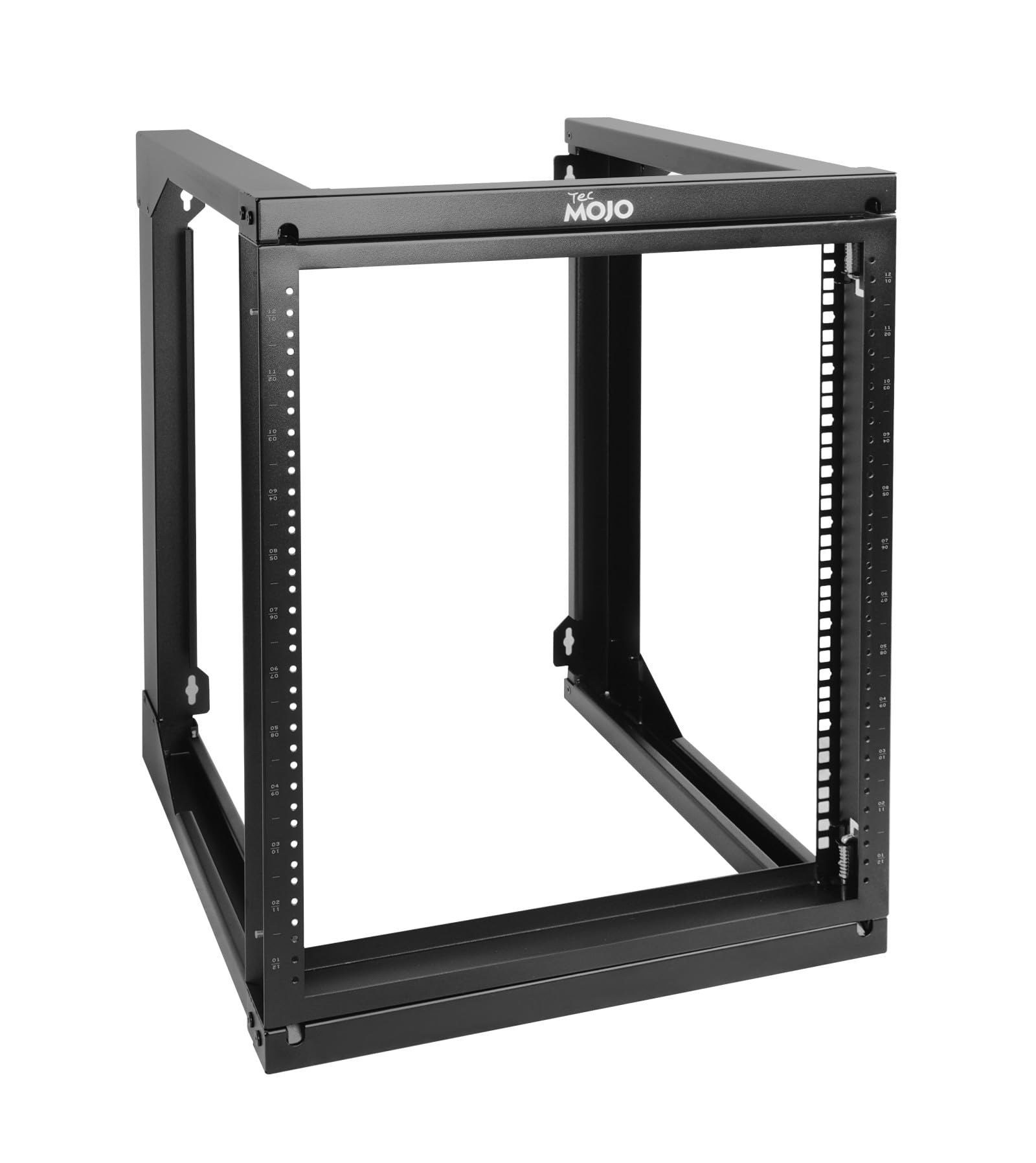 Photo 1 of Tecmojo 12U Wall Mount Rack, Server Rack,Open Frame Server Rack,Network Rack for 19inch Computer/AV/Data/IT/Media Equipment,18inch Depth,16inch Apart Mounting Holes,Swing Gate,Square and Tapped Holes