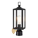 17 Inch Outdoor Lamp Post Light Fixture Dusk to