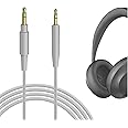 Geekria Audio Cable Compatible with Bose QC Ultra, QuietComfort, QC 45/35II/35/25/SE, 700 Headphones Cable, 3.5mm to 2.5mm Replacement Stereo Cord (4 ft/1.2 m)