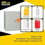 The Products Store COSHH Hazardous Substance Cabinet 1 Shelf 1000x915x457mm UK view 5