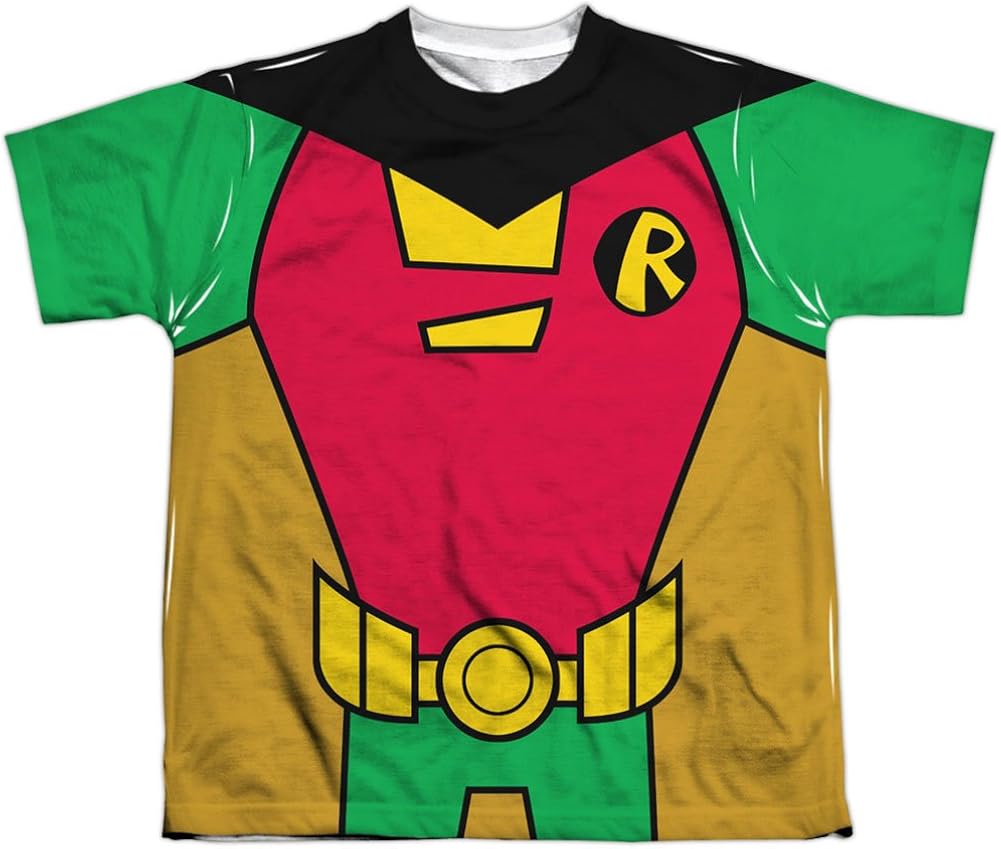 Tops T Shirts Teen Titans Go Beast Boy Uniform Superhero Youth Sublimation Shirt S Xl Clothing Shoes Accessories