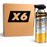 Krown Rust Control, T40, Rust Protection &amp; Lubricant, Corrosion Protection, Metal Surface Penetrent, Marine, Home, Industrial 14oz (6)