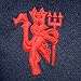 Manchester United FC Official Soccer Gift Mens Crest Polo Shirt Navy Small