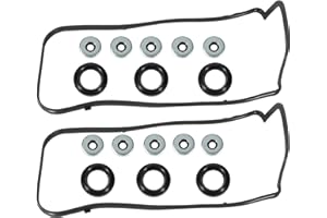 Wollvon Valve Cover Gasket Set VS50773R 151081801 VS50559 Compatible with Honda Accord Odyssey Crosstour Pilot Accord Crosstour Ridgeline 3.5L Compatible with Acura MDX RDX RL TL TSX ZDX 3.5L 3.7L V6
