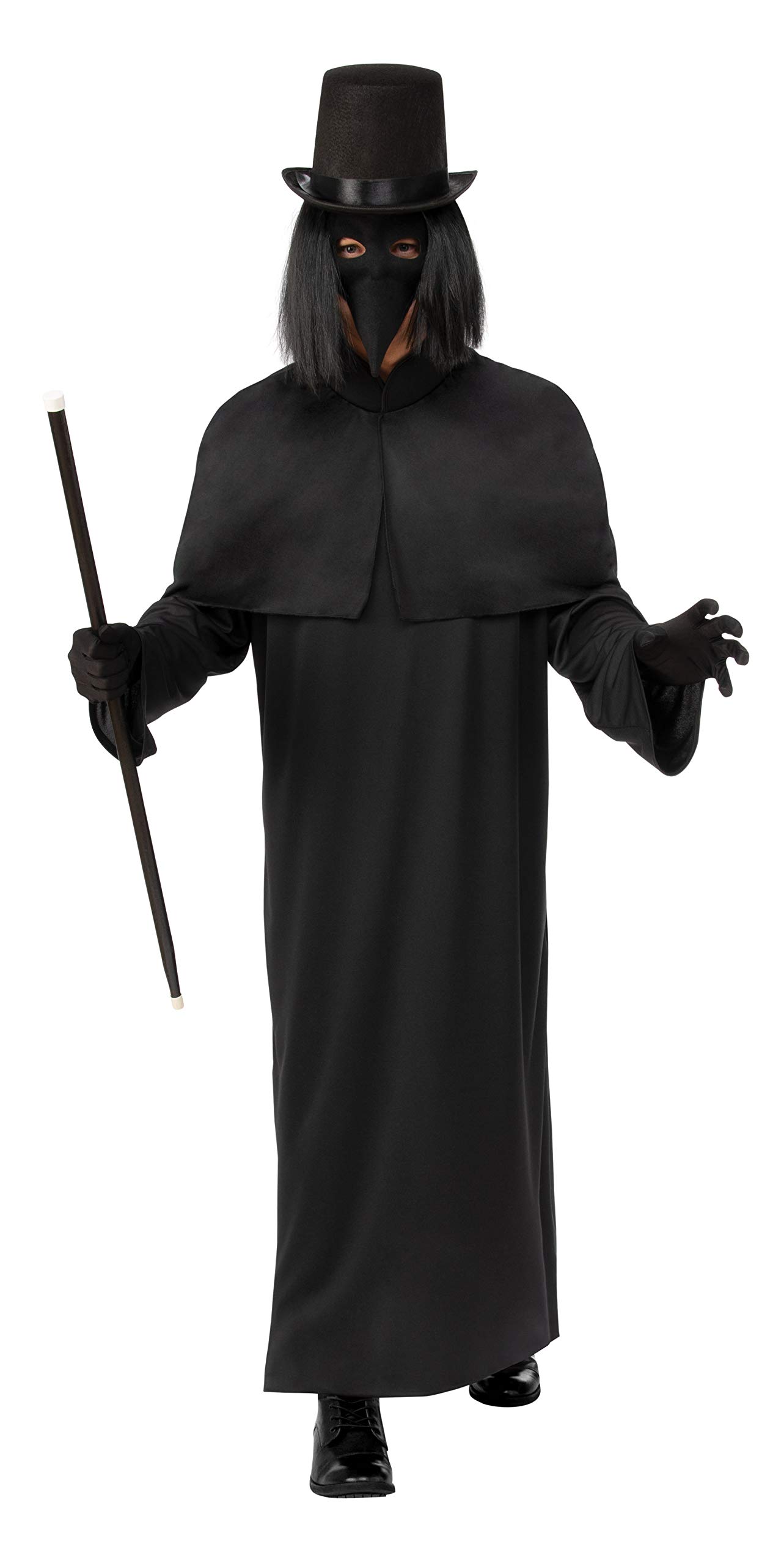 Bristol Novelty AF109XL Plague Doctor Extra Large Adult Costume, Men, Black