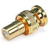 Monoprice BNC Male to RCA Female Adaptor - Gold Plated