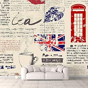 Wall Murals for Bedroom Beautiful Vintage Pictures Collection Collage Removable Wallpaper Peel and Stick Wall Stickers - 66x96 inches