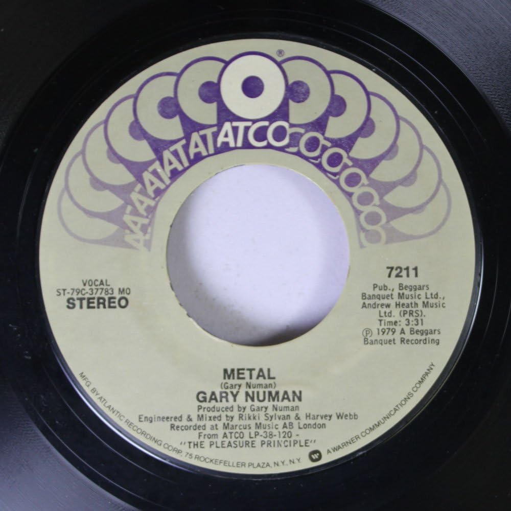 GARY NUMAN 45 RPM METAL / CARS Amazon.co.uk Music