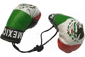 G Ganen Mexico Boxing Glove Banner Flag Window Mirror Mexican Pride