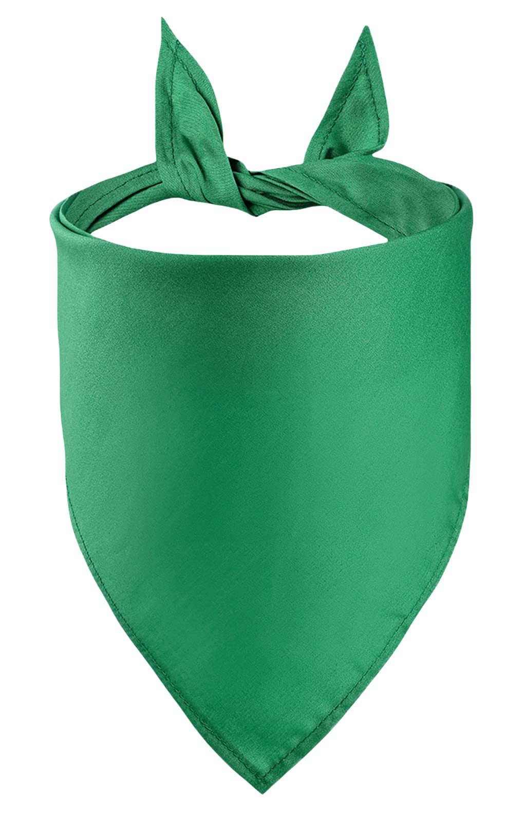 Petitebelle Single Color Pet Bandana (Kelly Green, Small) — image 1