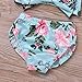 2Pcs Baby Girls Halter Bowknot Tube Top-Floral Short