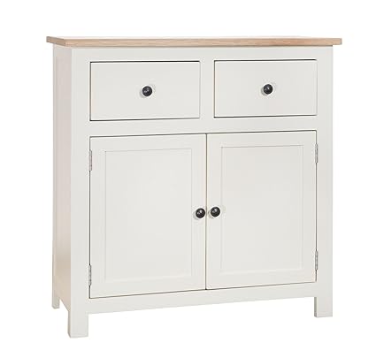Furniture Octopus Ascott Cream Oak 2 Drawer 2 Door Sideboard
