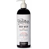 DandyMen Men's Body Wash - Tobacco Vanilla - Deep Cleansing Shower Gel with Vitamin B5 - Hydrating Daily Wash, 16 oz, 1-Pack