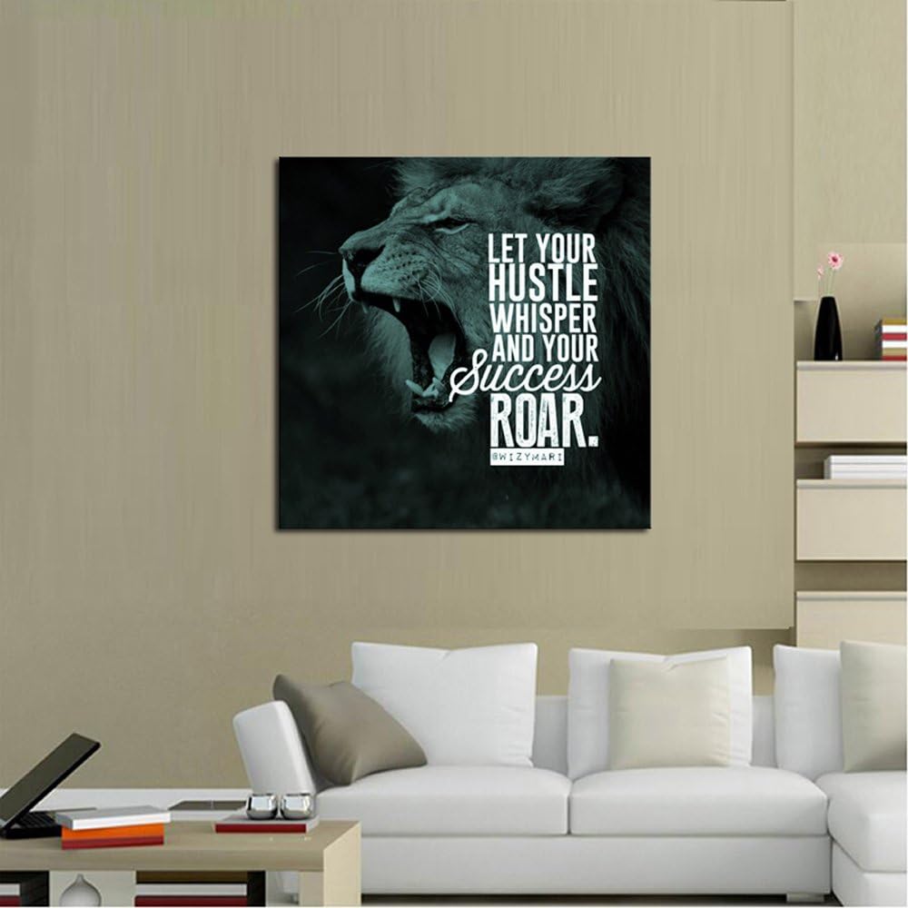 1 Piece Hustle Perspective 1 Piece Katy Perry Roar Like A Lion Success Secret Canvas Print Artwork Framed Wall Art Canvas Prints On For Office And Home Wall Decor Amazon De Kuche amazon de