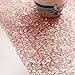 PONY DANCE Table Runner Sequins - Sparkling Glitter Decorative Luxurious Table Runner for Event Weddings/Birthday/Christmas and Holidays, 12 x 108 Inches, Pink, 1 PC