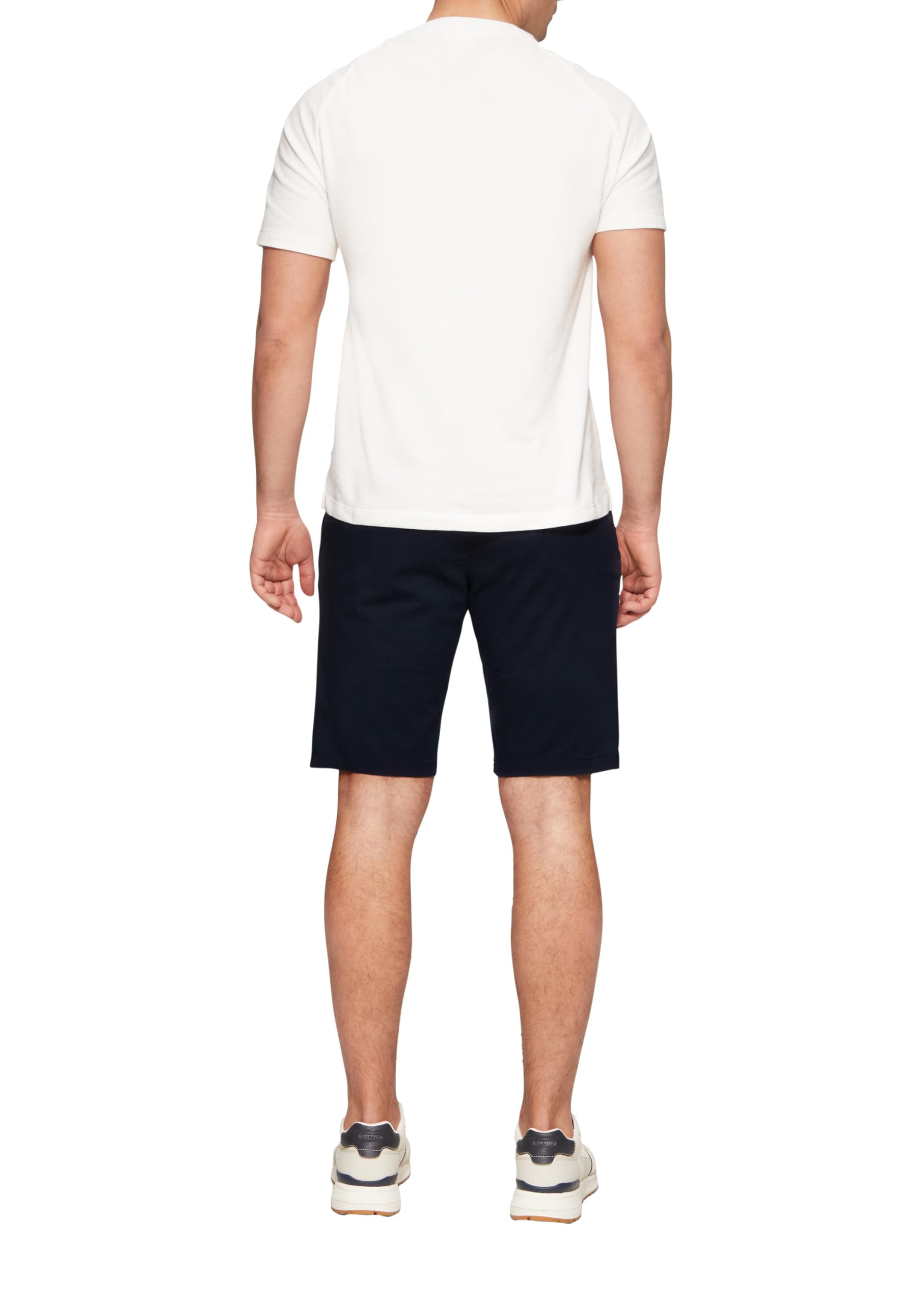 s.Oliver Herren Bermuda-Shorts – Regular Fit, Baumwollstretch, Straight Leg – Für Urlaub 2