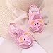 DZT1968® Baby Girl Boy Soft Sole Cartoon Elephant Prewalker Shoes Sandal (0~6 Months, Pink)