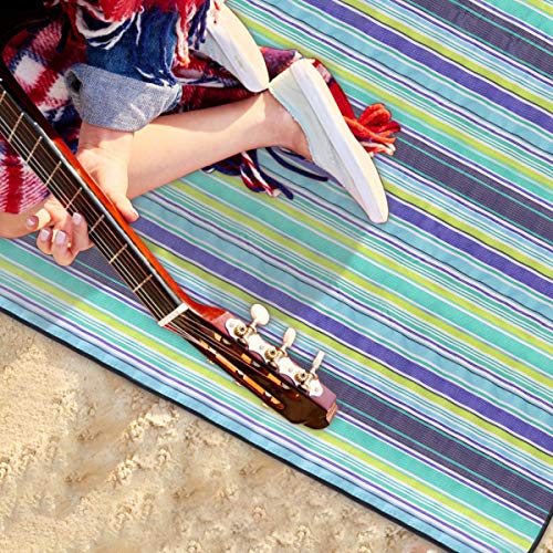 Picnic Blanket, Cakie Extra Large Outdoor Sand Proof and Waterproof Portable Beach Mat for Camping Hiking Festivals