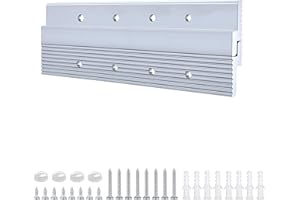 APRAGAZ 6'' French Cleat Picture Hanger, Heavy Duty Aluminum Z Clips with Screws, Interlocking Wall Mounting Brackets for Hanging Panel, Whiteboard, Cabinet, Shelf, Headboard, Art (2 Pairs, Support 60 lbs)