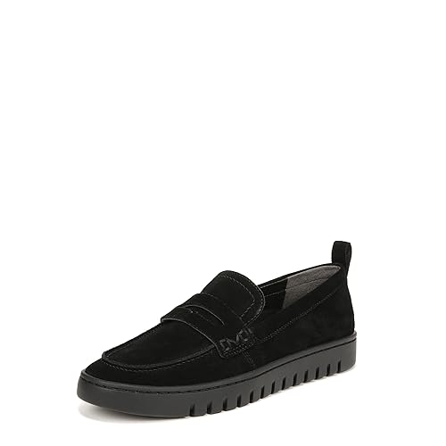 Vionic Women's Uptown Loafer, Black Suede, 8