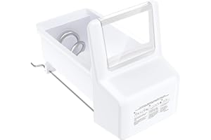 POOLKEY Upgraded WPW10558424 W10558424 Refrigerator Ice Bucket Compatible with Whirlpool Ice Maker Tray Replacement WRS321SDHZ08, WRS321SDHZ05, WRS321SDHZ01, WRS322FDAM04 Parts for Whirlpool Ice Bin Tray