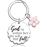 Christian Gifts for Women Inspirational Bible Verse for Friends Teen Girl | Christian Keychain Spiritual Gifts Religious Biblical for Women Faith Based Gift Bible Accessories
