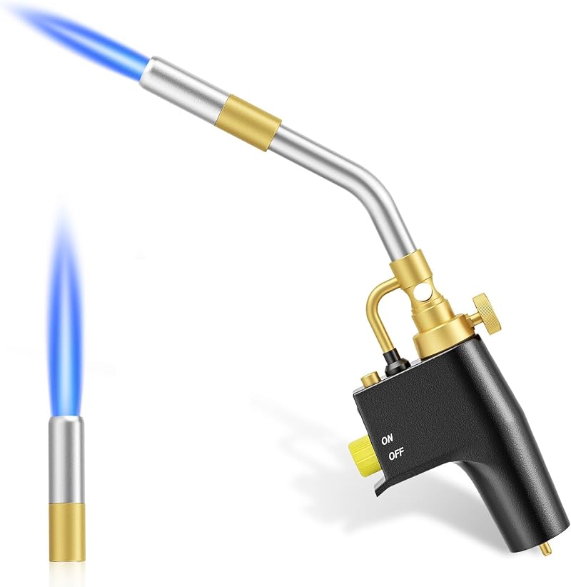 SenDeluz MAPP Gas Torch Trigger Start Propane Brazing Welding Plumbing Soldering