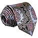 Shlax & Wing Tie Paisley Pink Black Blue Men Necktie Long Size Silk Wedding Party Handmade
