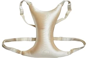 Vatti Store Chest Support Pillow for Women Ergonomic Butterfly Breast Pillow with Adjustable Strap Soft Breathable Cotton Pil