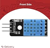 AZDelivery KY-015 DHT11 DHT-11 Temperature Humidity Sensor 3.3V 5V Arduino view 2