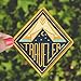 Asilda Store Traveler Patch | Iron on or Sew On Embroidered Patch Badge | Travel + Nature + Outdoors + Adventure | Vintage Vibe | Great on Backpacks and Clothing