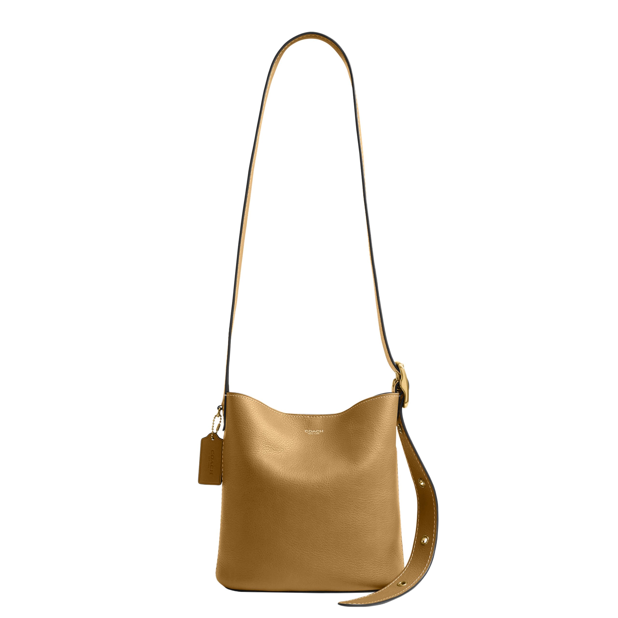 Coach Natural Grain Leather Bleecker Bucket Bag 21