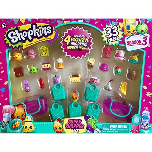 Gros Lot SHOPKINS : 130 Accessoires Et Figurines + 9 Poupées - Occasion