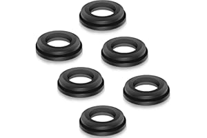 Mapleza 6 PCS Fuel Gas Tank Vapor Valve Seal Grommet Compatible with Ford F150 F250 E350 Mustang Ranger Aerostar Bronco & Mercury Tracer Vapor Valve Seal Grommet F6TZ-9B076-AA F6TZ9B076AA