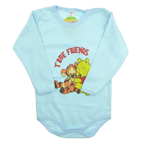 Sisidi Baby Bodys Unisex | Minnie Mouse | Winnie The Pooh | Bambi | Langarm | 100% Baumwolle | Einteiler | Strampler