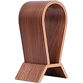 ZJL Wood Headphone Stand for Desk - Headset Holder Cute Gaming Wooden Headphones Hanger Hook Rack Base Storage Head Phone Accessories