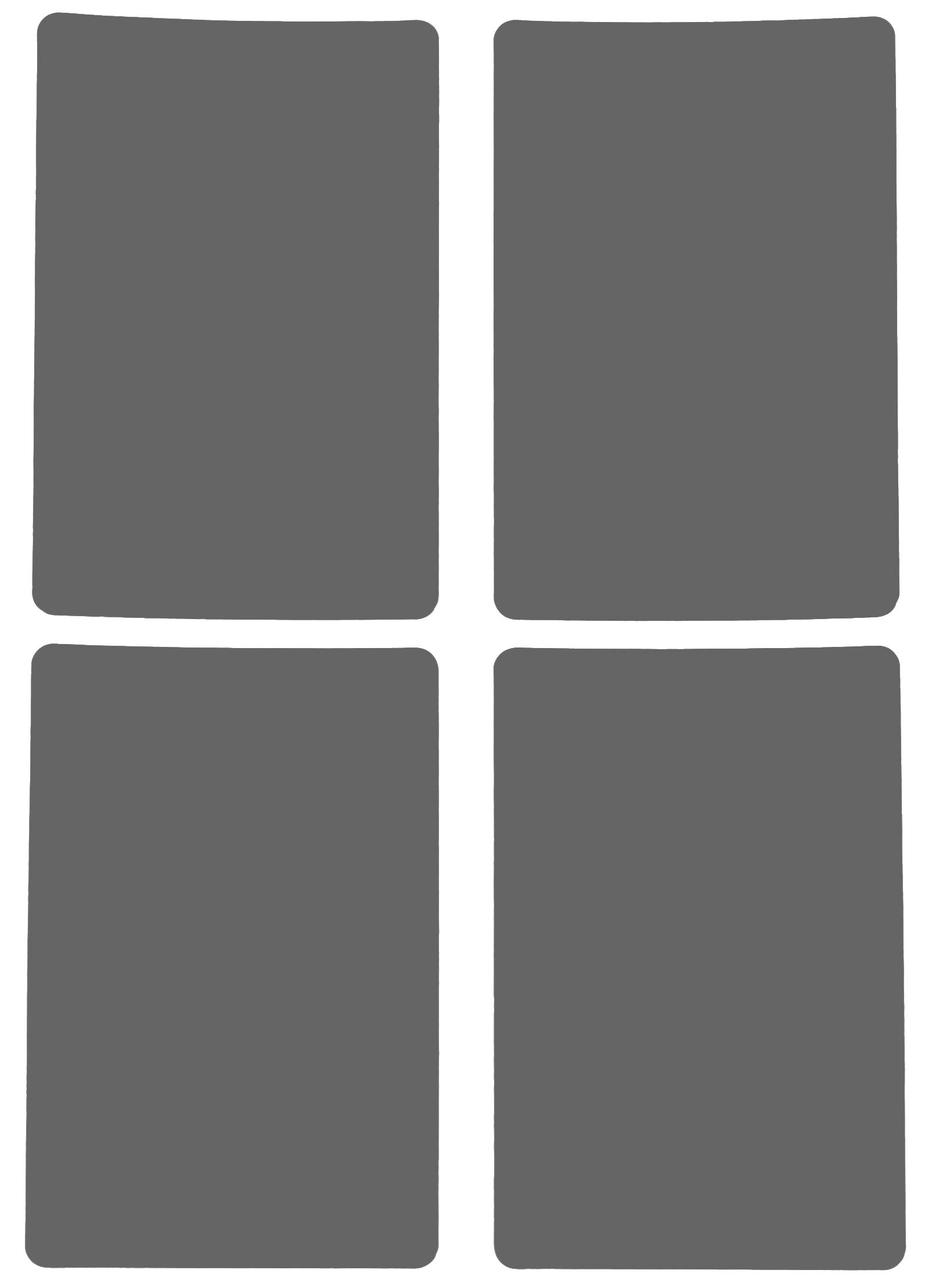 Royal Green Rectangular Label Stickers - Color Coding, 3x2 Inches, 200 Pack (Grey)